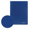Папка на 10 вкладышей BRAUBERG Office, синяя, 0,5 мм, 222625