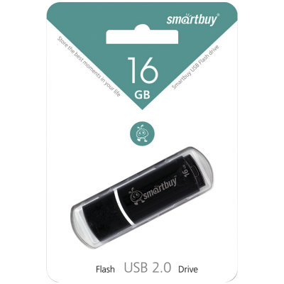 Флэш-память Smart Buy USB Flash 16 GB Crown черная (SB16GBBCRW-K)