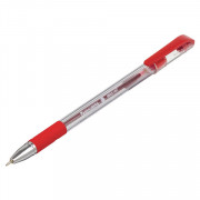 Ручка шариковая BRAUBERG Max-Oil, игольчатый узел 0,7 мм, линия 0,35 мм, красная, 142143