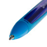 Ручка шариковая BRAUBERG BOMB GT Color синяя, узел 0,7 мм, линия 0,35 мм, прорез. корпус ассорти