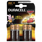 Элементы питания батарейка DURACELL AA/LR6 алкалин. бл/4