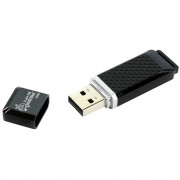 Флеш-память SmartBuy Quartz 32Gb, USB 2.0, черный, SB32GBQZ-K