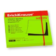 Блок для записей самокл. 76х76мм Erich Krause зеленый неон 100л