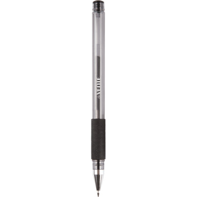 Ручка гелевая deVENTE Ritoni, корпус полупрозрачный, толщина письма 0,5 мм, черная