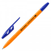Ручка шариковая BRAUBERG ULTRA ORANGE синяя, узел 0,7 мм, чернила Германия, наконечник Швейцария