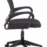 Кресло CH-695NLT черный TW-01 сиденье черный TW-11 сетка, ткань крестов. пластик, (без мех.качания)