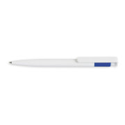 Ручка шариковая ICO STAR автомат синий клип/белый корпус, синий ст. 0,5мм