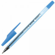 Ручка шариковая STAFF AA-927 синяя, корпус тонированный, хромированные детали, 0.7 мм, линия 0.35 м