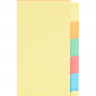 Разделитель листов картонный Attache А4 12 листов по цветам (210x297 мм)