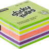 Блок-кубик Attache, 76х76 мм, 5 цветов, неоновые, пастельные, 400 листов в упаковке