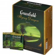 Чай GREENFIELD Flying Dragon зеленый 100 пакетиков