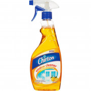 Средство для мытья стекол и зеркал CHIRTON и для др.поверхностей с курком 500мл