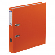 Пaпкa-регистратор OfficeSpace 50мм, бумвинил, с карманом на корешке, оранжевая