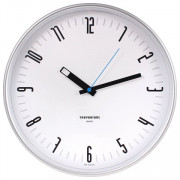 Часы настенные Troyka 77777710, круг, белые, белая рамка, 30,5*30,5*3,5 см