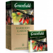 Чай GREENFIELD Barberry garden черный с барбарисом 25 пакетиков