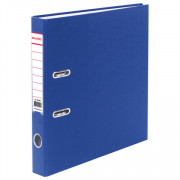 Папка-регистратор BRAUBERG с покрытием из ПВХ, 50 мм, синяя, 220888