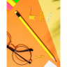 Карандаш чернографитный Attache Colorful трехгранный НВ заточенный с ластиком