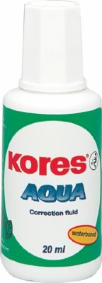 Корректирующая жидкость Kores Aqua водная 20 мл