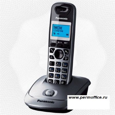 Телефон PANASONIC KX-TG2511RUM(серый металлик),АОН.гр.связь