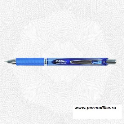 Ручка гелевая PENTEL BLN75C EnerGel автомат.рез.манжет. 0,3мм синий ЭКО