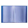 Папка на 20 вкладышей BRAUBERG Стандарт, синяя, 0,6 мм