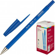 Ручка шариковая Attache Style 0,5мм прорезин.корп.синий ст.