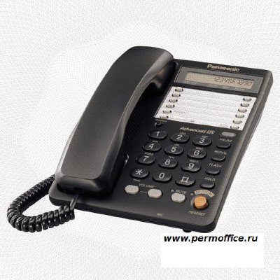 Телефон PANASONIC KX-TS2365RU SP-PHONE, 30 ном.пам. черн.