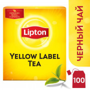Чай Lipton Yellow Label черн. 100 пак/уп