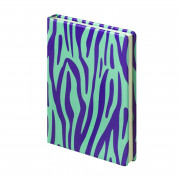 Ежедневник датированный 2024 Attache Selection Zebra, А5,160л, экокожа, зеленый
