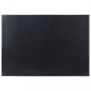 Коврик на стол  BRAUBERG (650х450 мм), с прозрачным карманом, черный