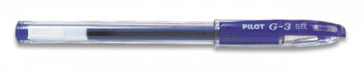 Ручка гелевая PILOT BL-G3-38 резин.манжет. синяя 0,2мм Япония