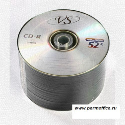 Носители информации CD-R VS 700MB 52x Bulk/50