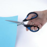 Ножницы 170мм BRAUBERG Office-Expert , сине-черные, резиновые вставки, 3-х сторонняя заточка, 231561