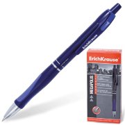 Ручка шариковая ERICH KRAUSE, автоматическая, Megapolis Concept, корпус синий, 0,7 мм, синяя
