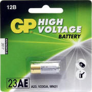 Элементы питания батарейка GP 23AE 12V литий, д/автосигнализаций бл/1