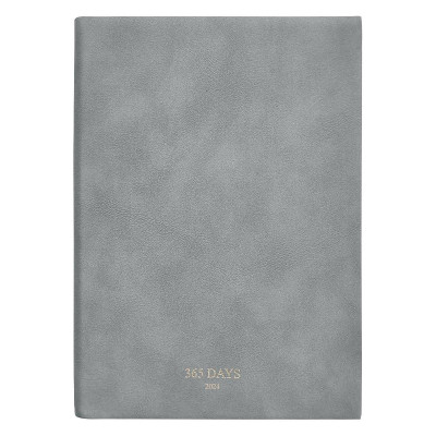 Ежедневник датированный 2024, Infolio, 140х200, 352 стр. 365days I1346/grey
