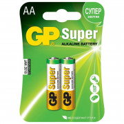 Элементы питания батарейка GP Super AA/LR6/15A алкалин. бл/2