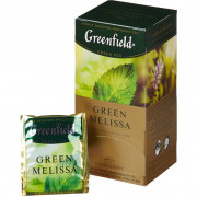 Чай GREENFIELD Green Melissa зеленый с мелиссой 25 пакетиков