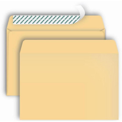 Конверт POSTFIX глянц.крафтС4 стрип229х324, 90г/м2, 250шт/уп