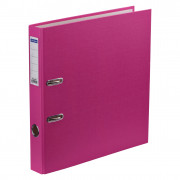 Пaпкa-регистратор OfficeSpace 50мм, бумвинил, с карманом на корешке, розовая
