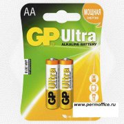 Элементы питания батарейка GP Ultra AA/LR6/15AU алкалин. бл/2