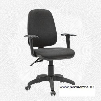Кресло VT_CH661пластик, ткань черная 15-21
