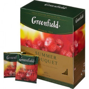 Чай GREENFIELD Summer Bouquet фруктово-ягодный 100 пакетиков