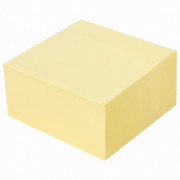 Блок для записей 9х9х9 пастель желтая