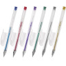 Ручки гелевые BRAUBERG Jet набор 6 цветов, металлик, узел 0,7 мм, линия письма 0,5 мм
