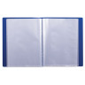 Папка на 80 вкладышей BRAUBERG стандарт, синяя, 0,9 мм, 221607
