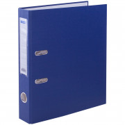 Пaпкa-регистратор OfficeSpace 50мм, бумвинил, с карманом на корешке, синяя