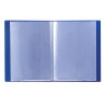 Папка на 10 вкладышей BRAUBERG стандарт, синяя, 0,5 мм, 221591