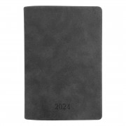 Ежедневник датированный 2024, Infolio, 140х200 мм, 352 с., Soft I1342/gray